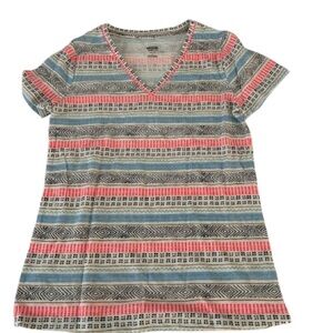 Mossimo Supply Co Pink Fitted Short Sleeve T-Shirt